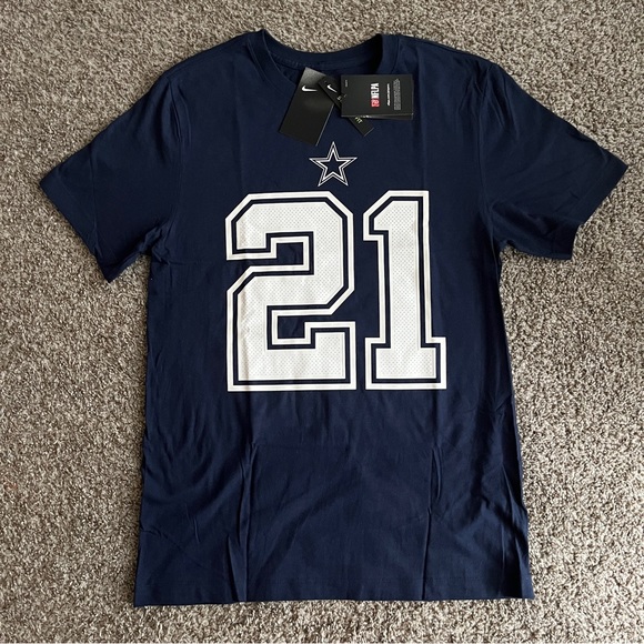Nike Tee Adult S T-Shirt Ezekiel Elliot 21 Dallas Cowboys Football NWT - Picture 3 of 6